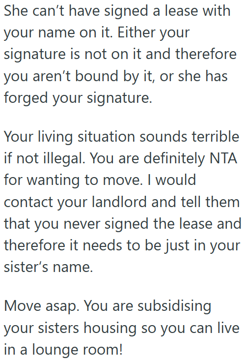 Screenshot 4 5f54ed Sister Stopped Paying The Apartments Bills And Let Her Boyfriend Move In, So Theyve Been Planning To Move Out Without Telling Her