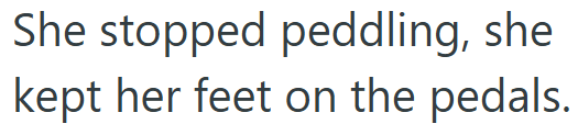Screenshot 4 7d4659 Customer Asked For A Refund On A Bike Because When She Stopped Pedaling, It Stopped Moving Forward