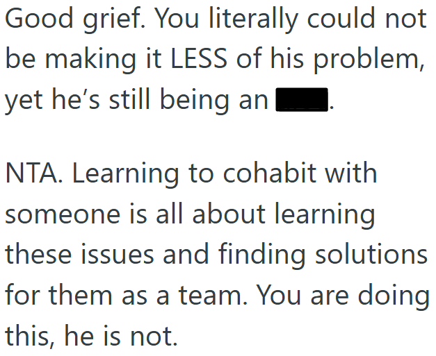 Screenshot 5 4c36e0 His Partner Loves To Cook, But Even After Offering Solutions For His Sensitivites, His Partner Still Called Him Ungrateful