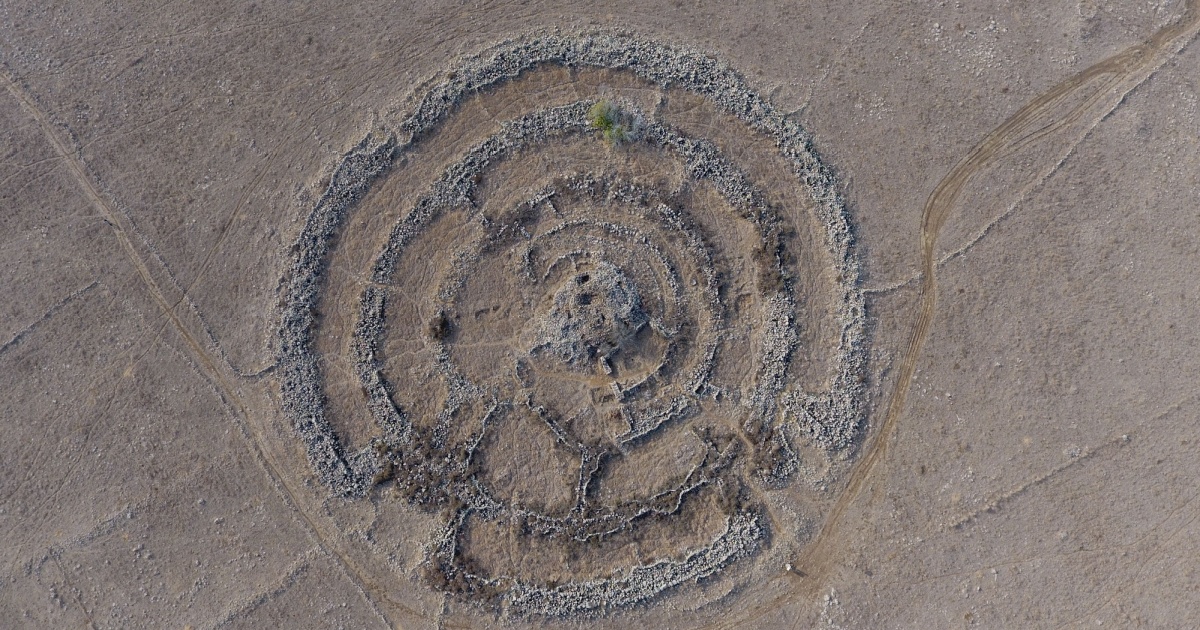 Aerial view of Stonehenge