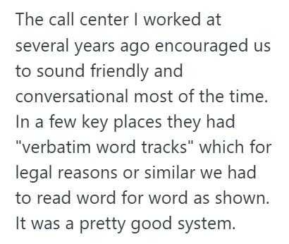 The Script 2 Her New Boss Demanded She Read The Call Script Word For Word, So She Did It Robotically And The Rule Changed The Next Day