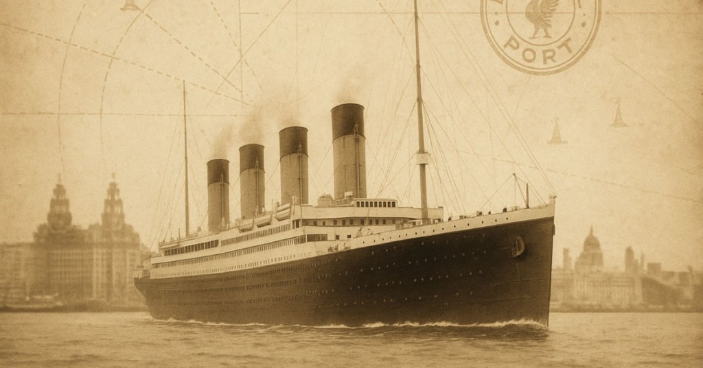 Historical picture of the Titanic