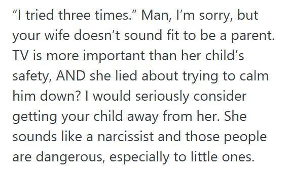 Toddler 3 Dad Took A Shower At Midnight While His Wife Watched TV, But When Their Toddler Had A Bloody Nose She Didn’t Step In
