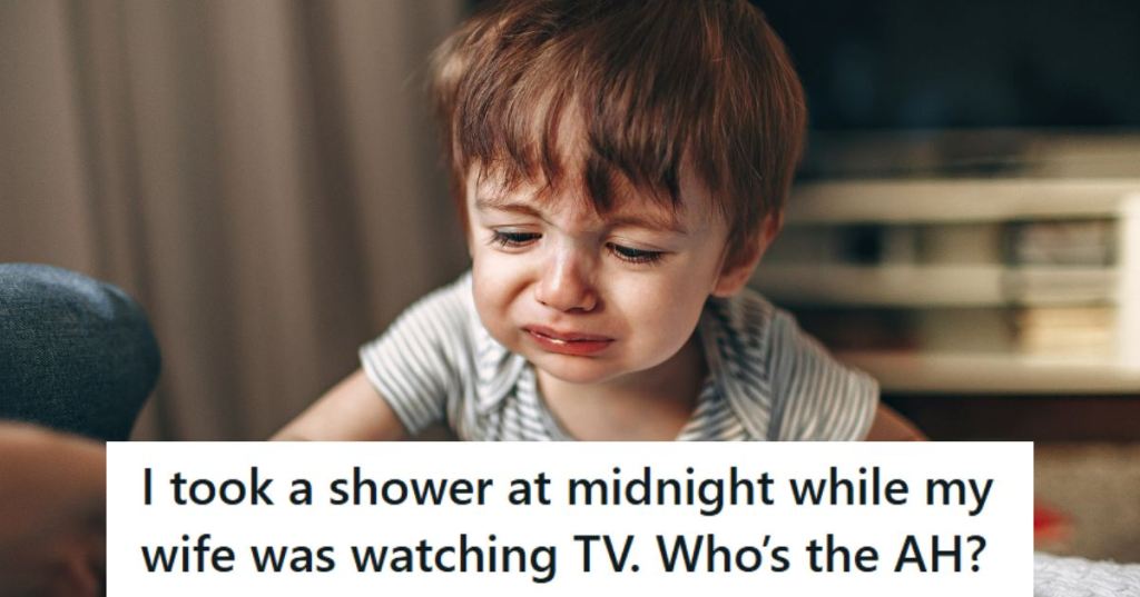 Toddler crying for one of his parents in the middle of the night