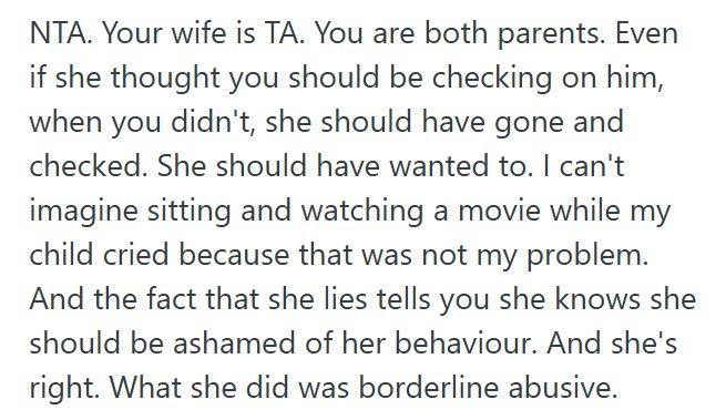 Toddler Dad Took A Shower At Midnight While His Wife Watched TV, But When Their Toddler Had A Bloody Nose She Didn’t Step In