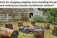 Man Is Satisfied With The Current Setup Of His Duplex Home, So He Refused His Neighbor’s Plan Of Installing A Fire Pit