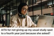 Freshman Med Student Chose To Stand Her Ground, So She Refused To Give Up Her Seat To An Entitled Senior Student