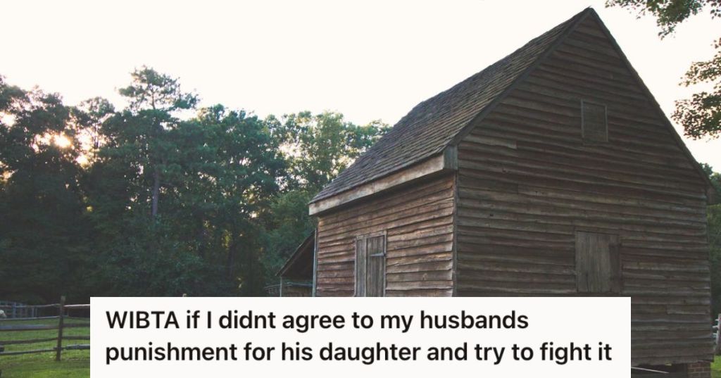 A old brown wooden house