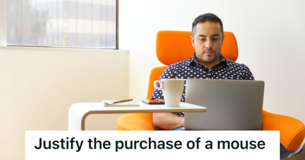 Man working on his laptop