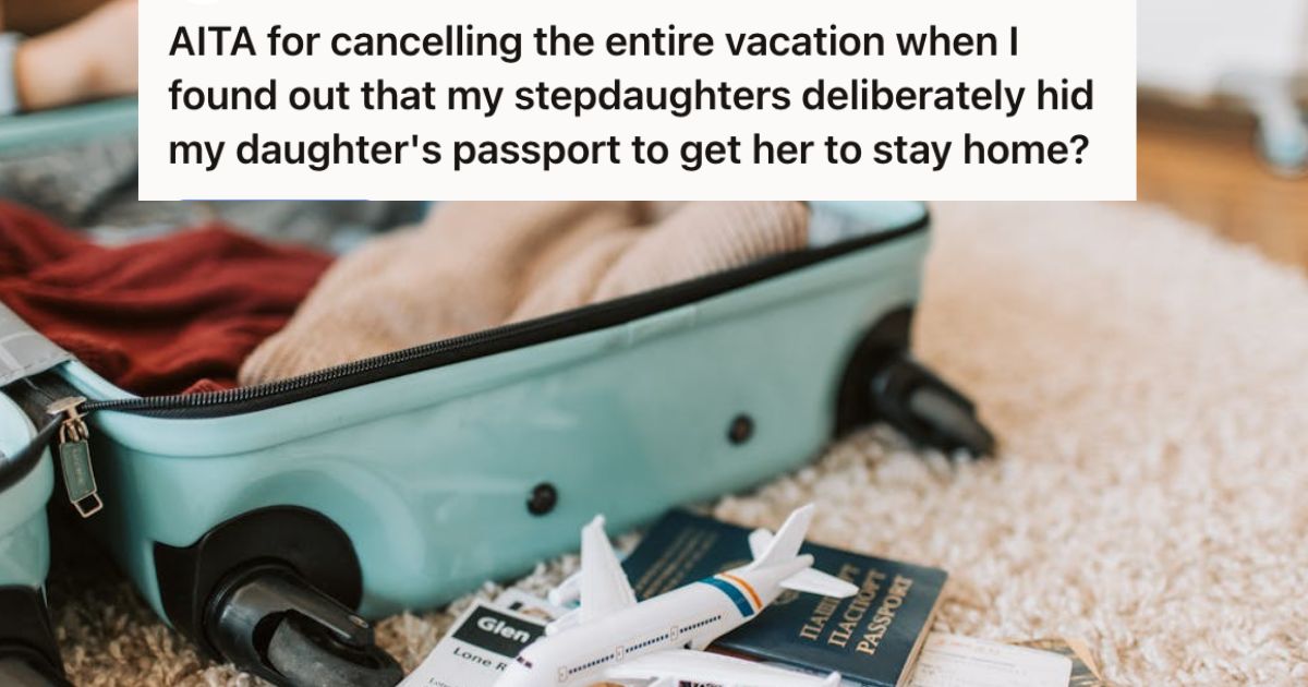 An open luggage on the carpet 