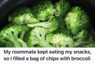 Her Roommate Kept Eating Her Snacks Without Permission, So She Set The Perfect Trap To Teach Him A Lesson