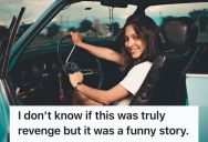 Pretty Senior High School Girl Thought She Had Charmed Her Way Into Parking For Free, But This Teenage Boy And His Brother Had The Last Laugh