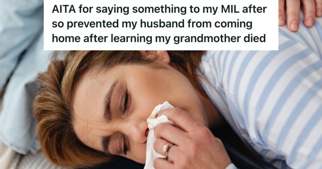 Woman crying over someone's lap