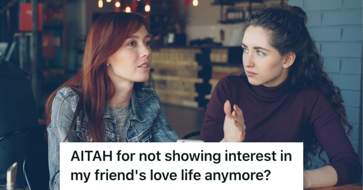 Two ladies having a serious conversation