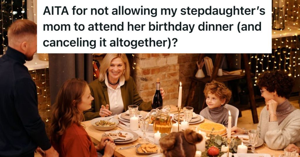 Family having dinner at a restaurant