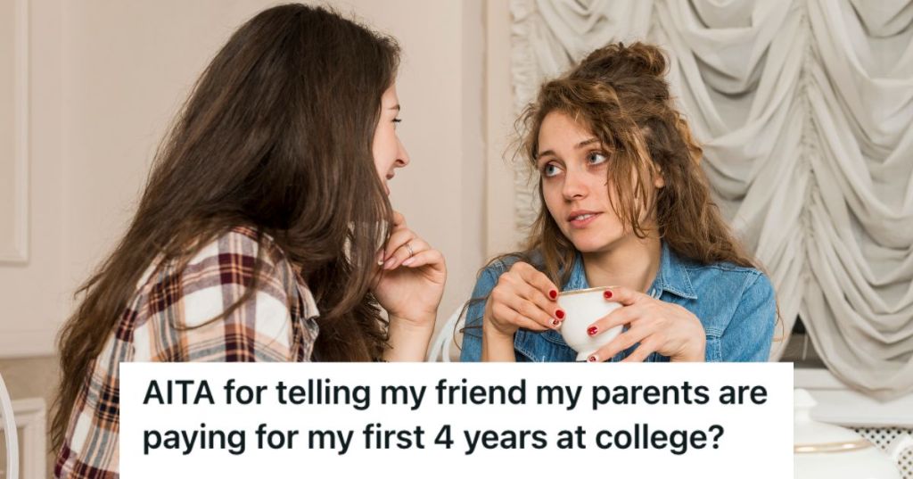 Women talking while having coffee