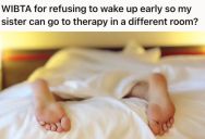 Their Twin Asked Them To Wake Up Early And Put On Headphones, But They Don’t Think It’s Necessary