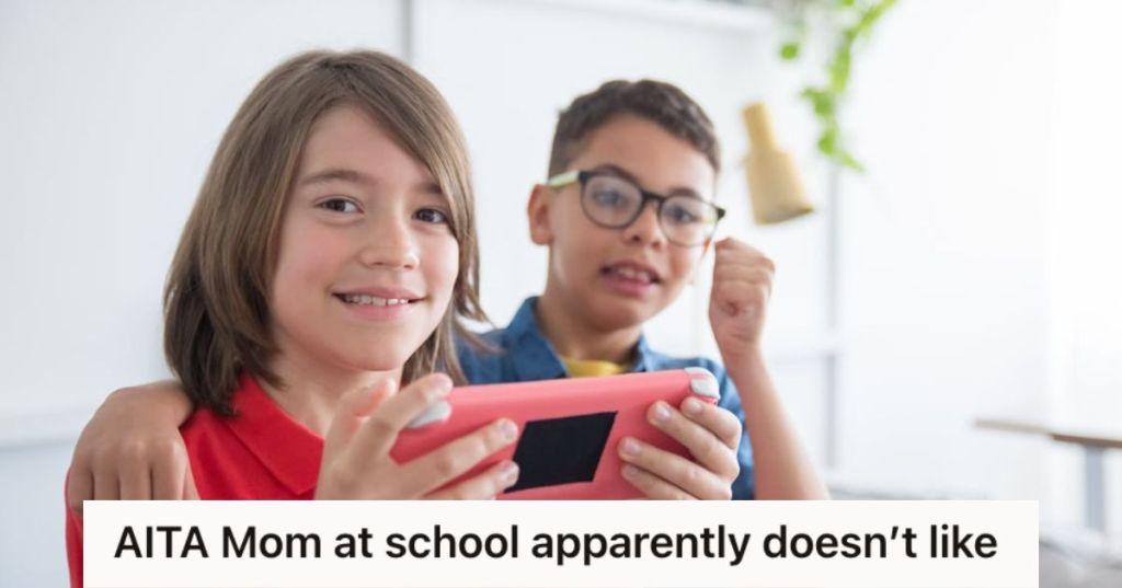 Boys happily playing with each other