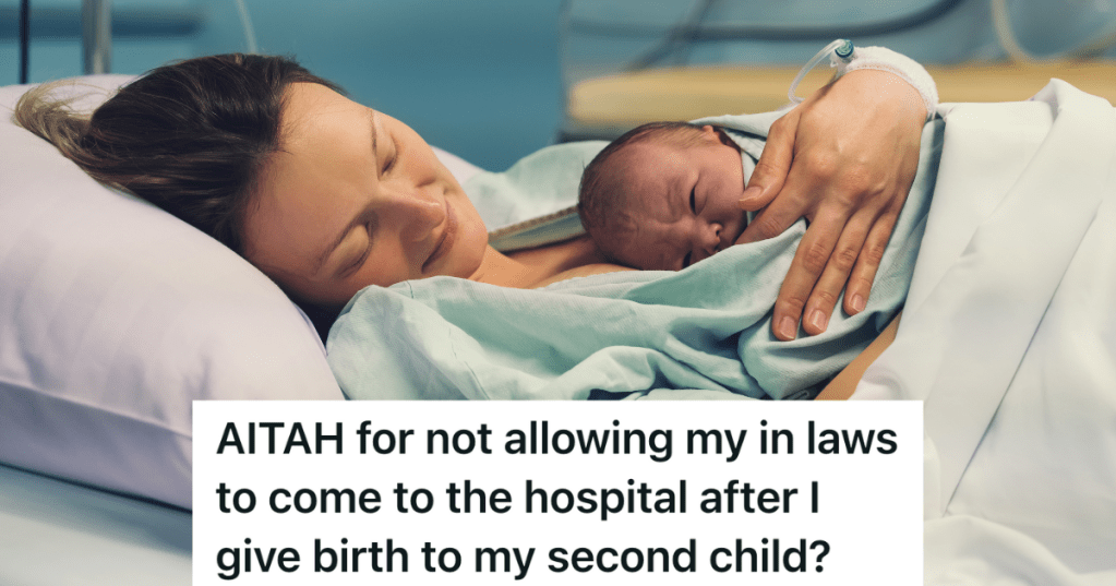 mother holding baby in the hospital