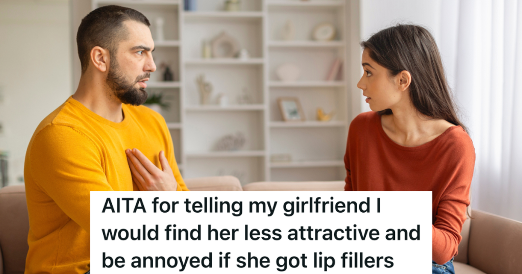 couple disagreeing about something