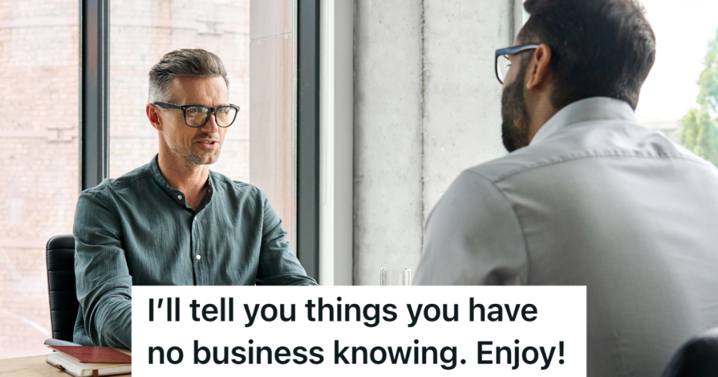 employee talking to his boss