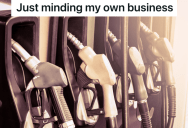 Driver Sees Woman Accidentally Putting Diesel Fuel In Her Gas Tank, But When He Tries To Stop Her, She Tells Him To Go Away