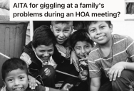 HOA Meeting Includes An Open Mic Time, And One Of The Neighbors Raises A Concern That Another Neighbor Finds Funny