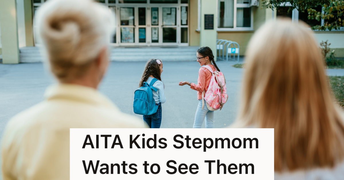 mothers dropping off kids at school