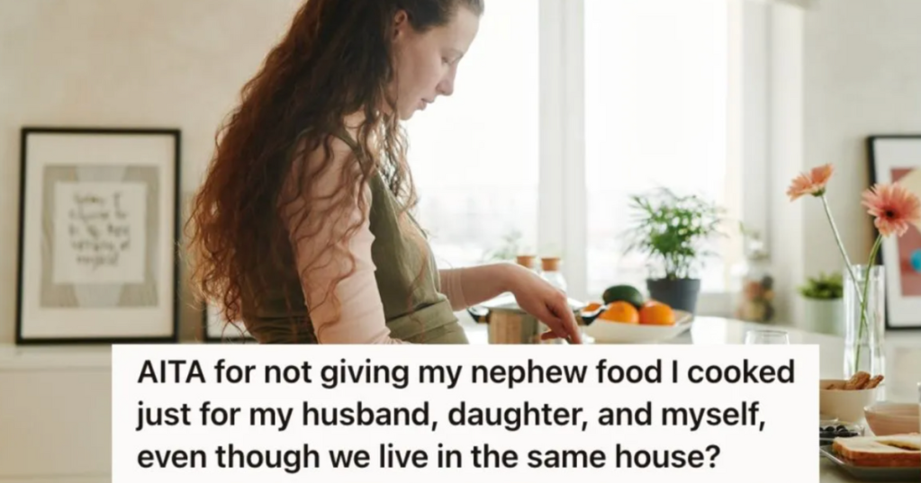 Woman preparing food in the kitchen