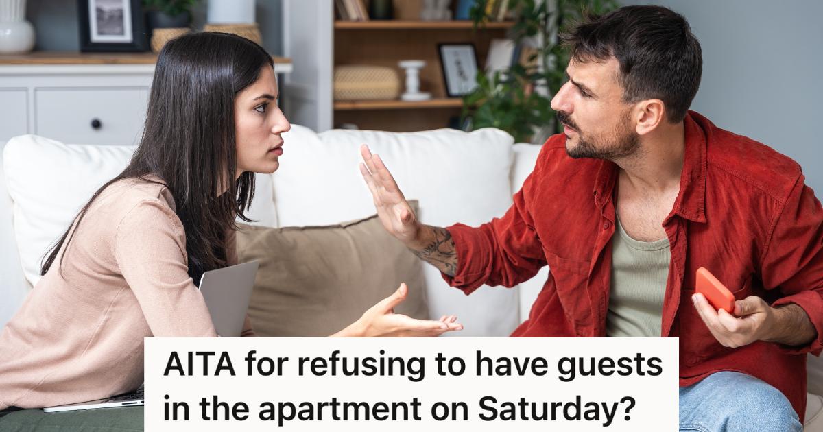 couple arguing at home