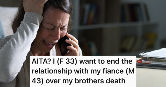 woman crying while talking on the phone