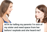 She Has To Share A Room With Her Little Sister, And Now She’s Driving Her Crazy. So She Told Her Parents She Can’t Handle It Anymore.