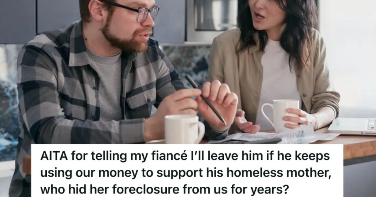 Husband and wife arguing over bills and finances