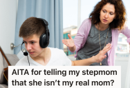 Stepmom Tells Teenage Boy To Go To Bed, But He Refuses To Listen To Her And Will Only Obey His Dad