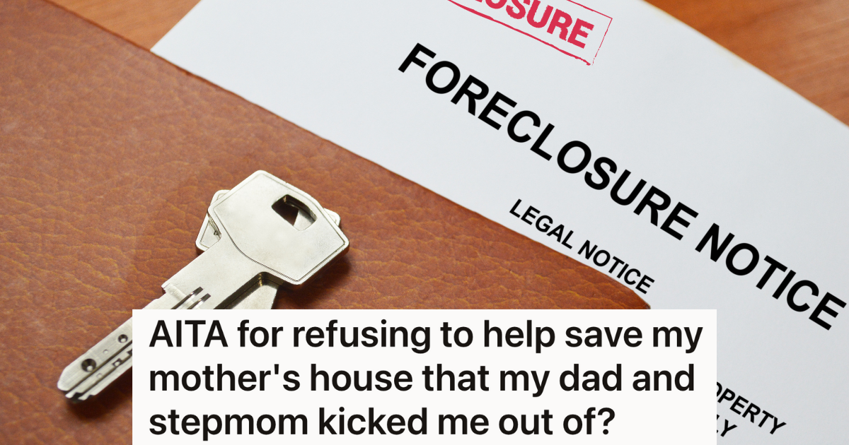 house keys and paper that reads "foreclosure notice"