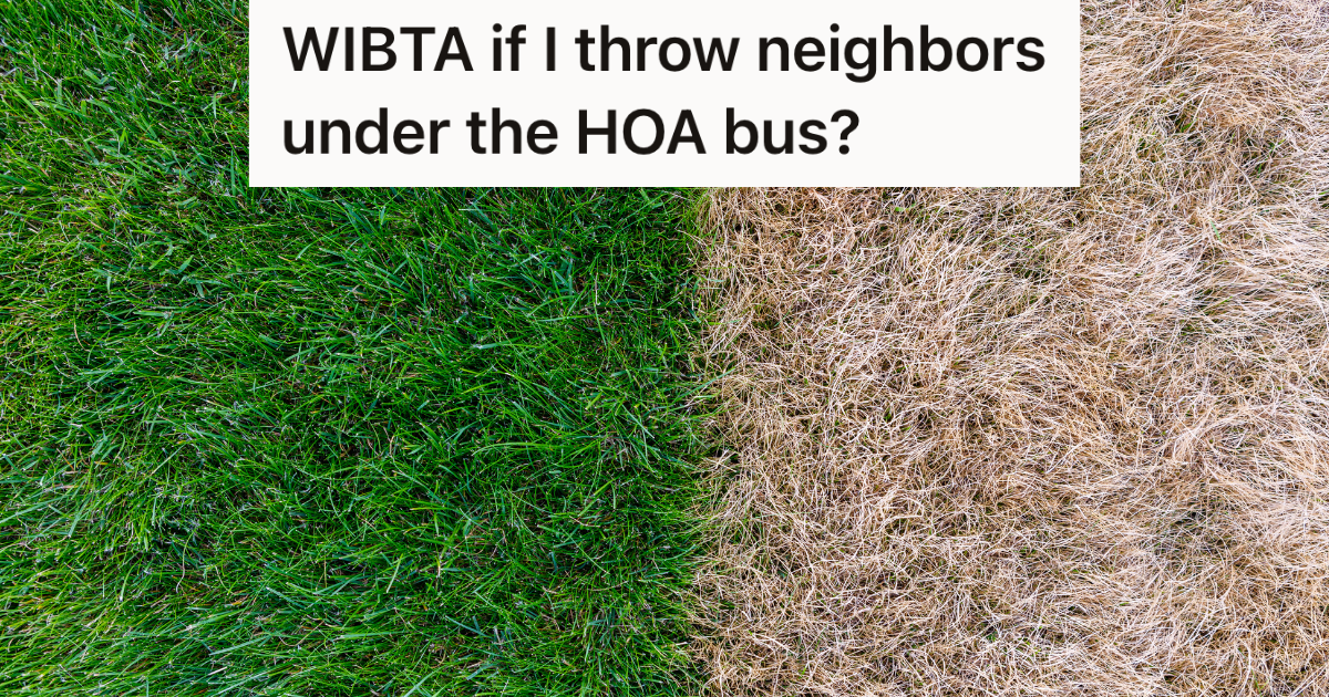 green grass next to dead grass