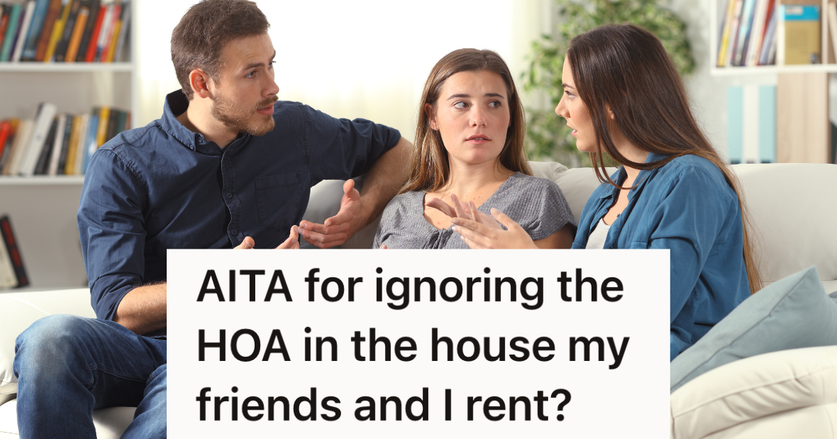 three roommates talking about something serious