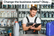 Business Owner Puts Initials Of Business Name On The Building, But The City Wants Him To Change It