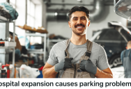 Hospital Employees Park In Private Business’s Parking Lot, So The Business Owner Makes It Expensive And Inconvenient For Them To Get Their Cars Back