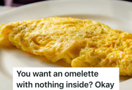 Server Clarifies Customer’s Unusual Breakfast Order, But The Customer Is Furious When She Sees What She Really Ordered