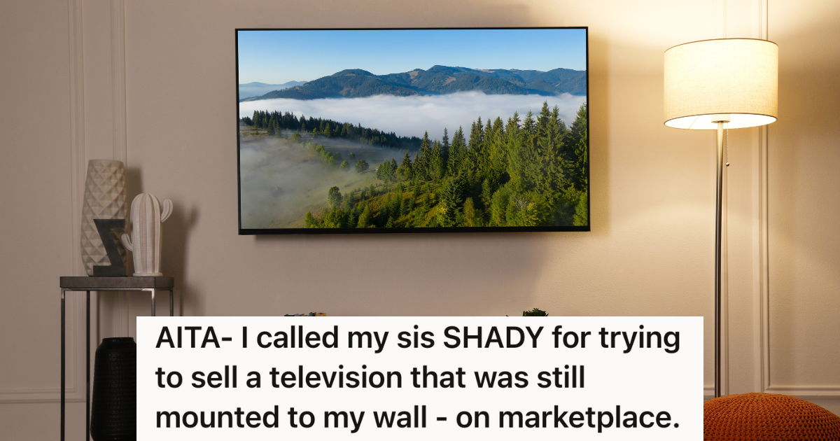 landscape image on wall mounted TV