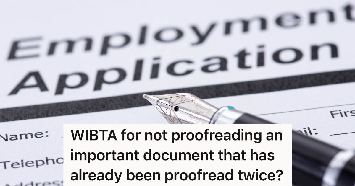 Couple Helps Young Man Out By Scanning His Job Application For Him, But They Notice Multiple Errors In The Process pen on a paper that reads "employment application"