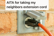 Man Notices A Cord Plugged Into An Outdoor Outlet, So He Follows It To See Where It Goes