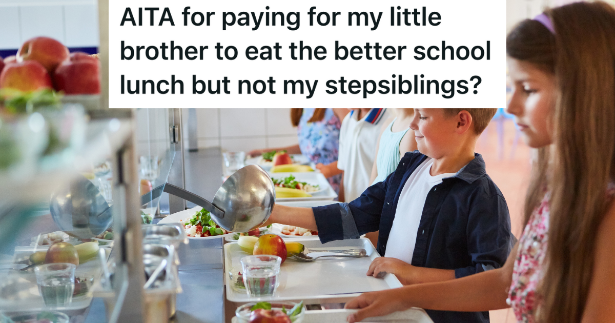 kids in line to get lunch at school cafeteria