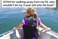 Grandfather Wants Everyone To Say A Certain Phrase Before Getting On The Boat, But The Words Are Too Hard For His Granddaughter To Pronounce