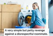Mom Helps Daughter Move Out Of Her Apartment, And Since The Roommate Isn’t Home They Mess With Her Laundry