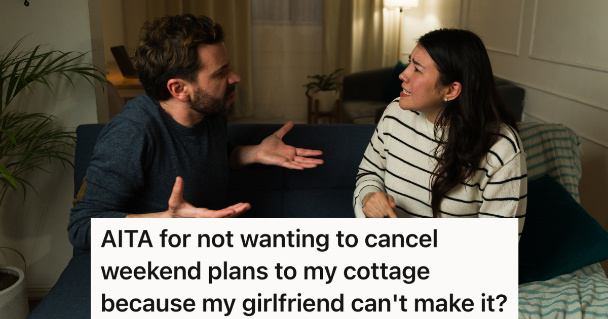 couple arguing in their home