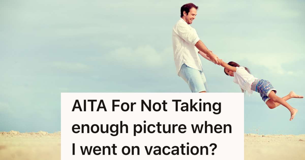 dad and daughter playing on the beach