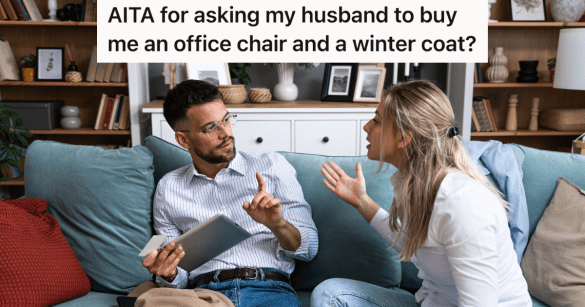 couple arguing in their living room