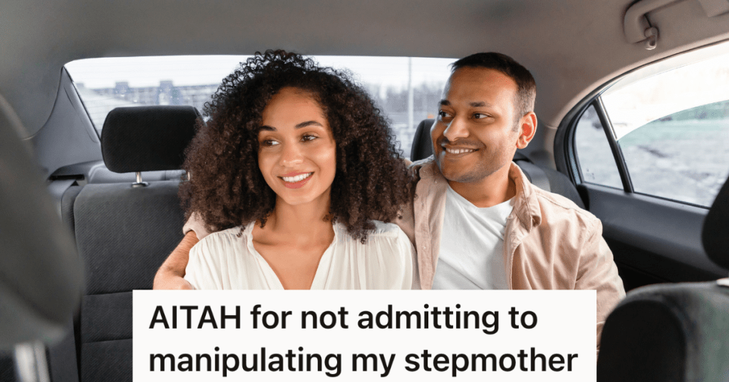 couple sitting in the back of a car